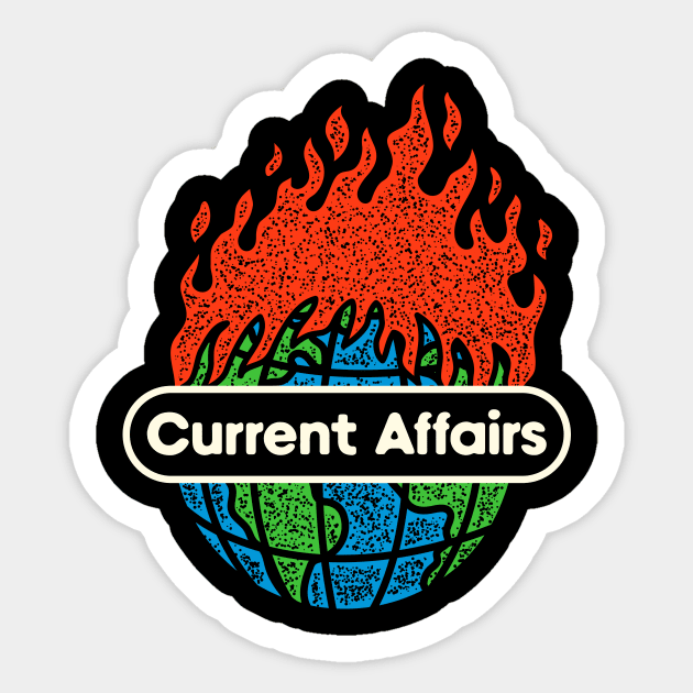 Current State of Things Sticker by Hollowood Design